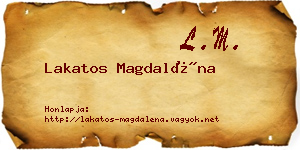 Lakatos Magdaléna névjegykártya